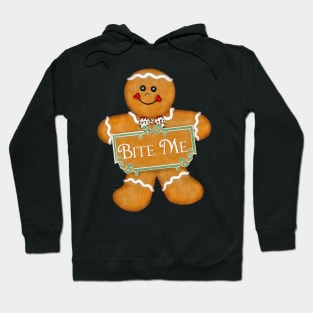 Bite Me Gingerbread Man Hoodie